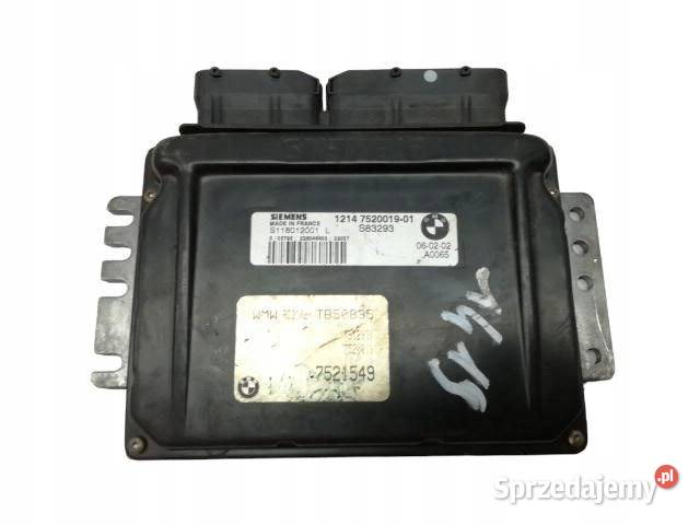 STEROWNIK SILNIKA 7520019 7551549 Mini Cooper I Rok produkcji 2002 Motoryzacja