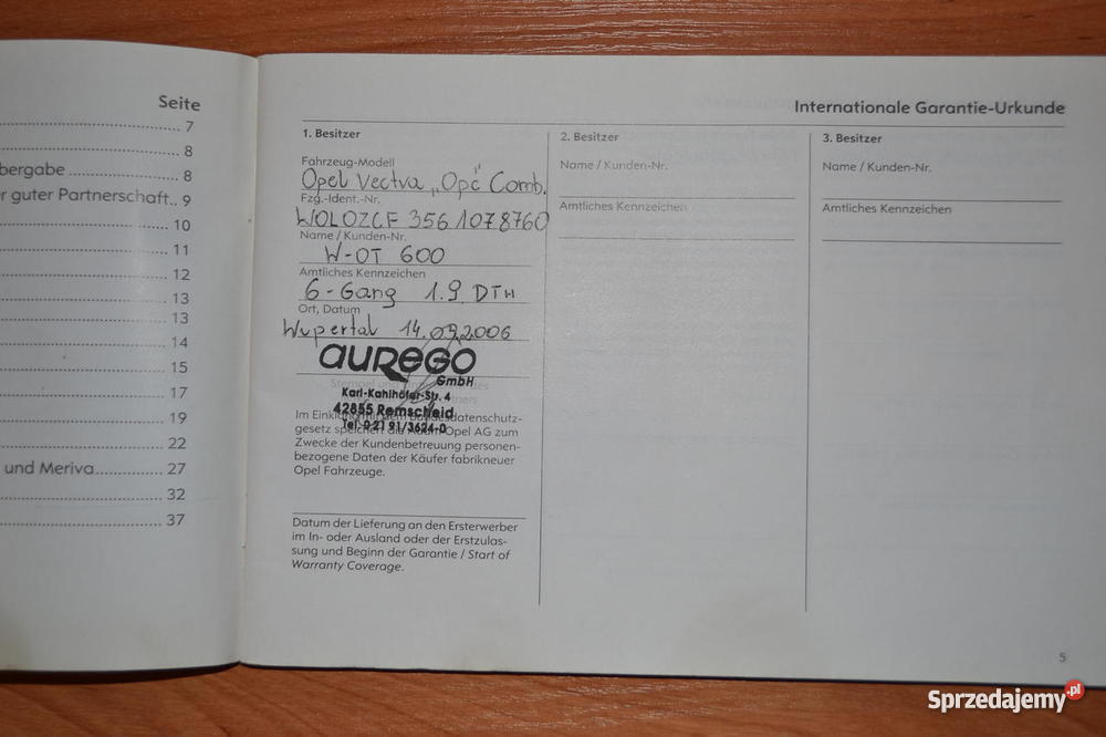 OPEL VECTRA C COSMO OPC LINE elektryczne lusterka Klosnowo