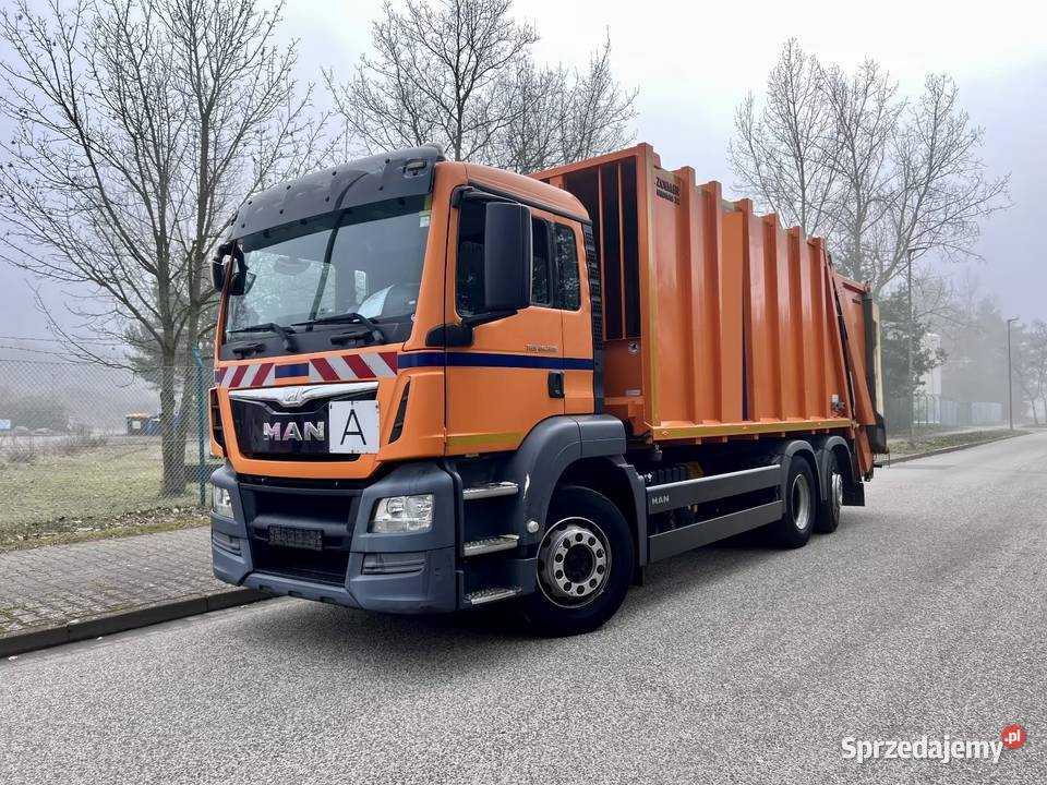 MAN TGS 26320 śmieciarka Zoeller Medium X2 euro6 ogranicznik prędkości Nowiny