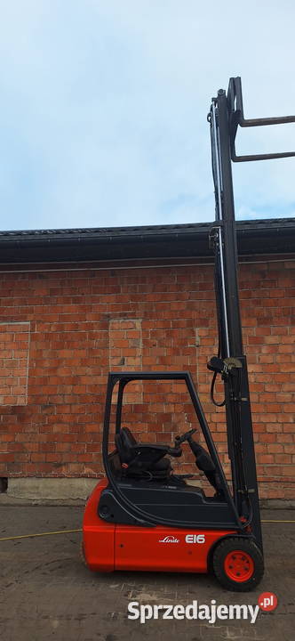 wózek widłowy Linde E16 elektryczny elektryczny