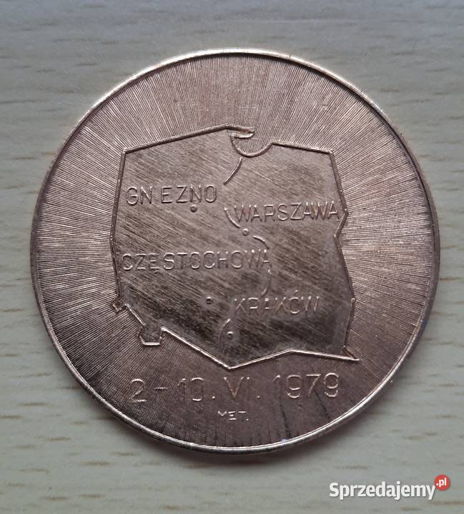 Medal Papież Jan Paweł II Pielgrzymka 210061979