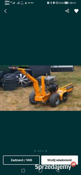 Wynajem sprzętu zagęszczarka glebogryzarka Lniano