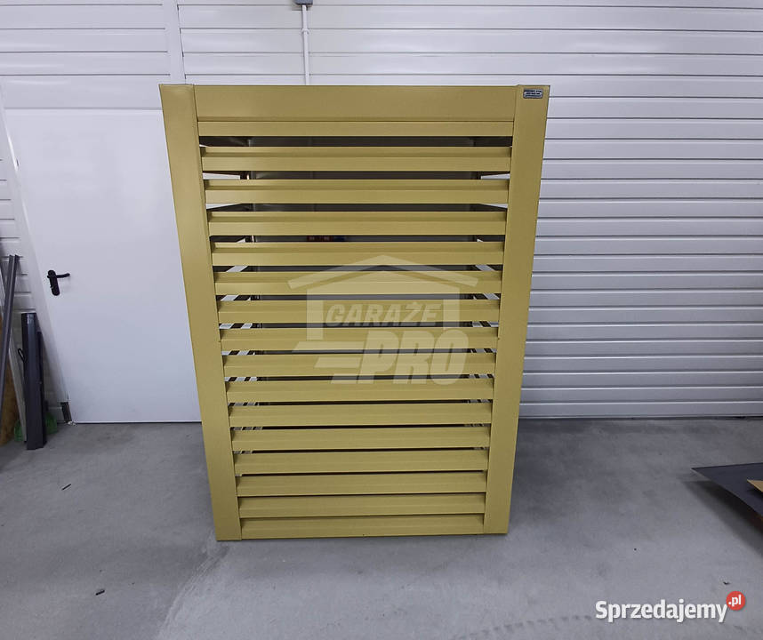 Osłona pompy ciepła 90x40x140 żółty Zabudowa Gryfice