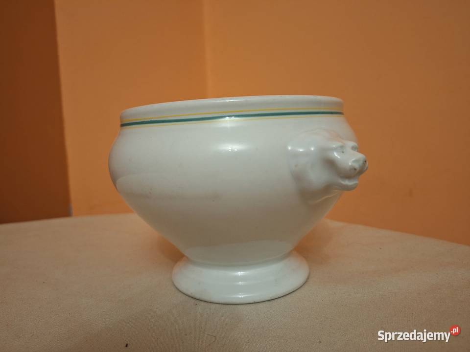 Biała waza porcelanowa Schnwald Szubin