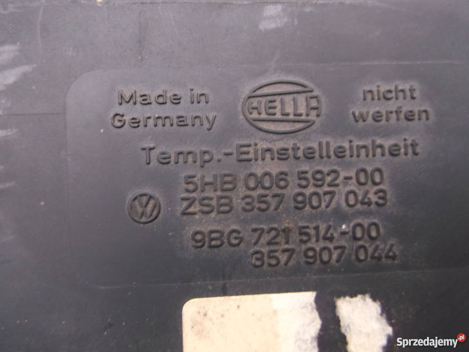 Panel klimatyzacji Volkswagen Passat B3 G60 Sobieska Wola Pierwsza sprzedam