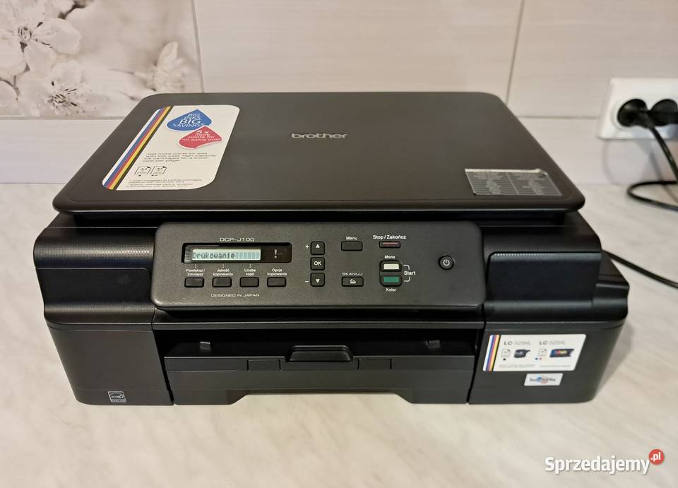 Tania w eksploatacji drukarka BROTHER DCP J100 w Kraków sprzedam