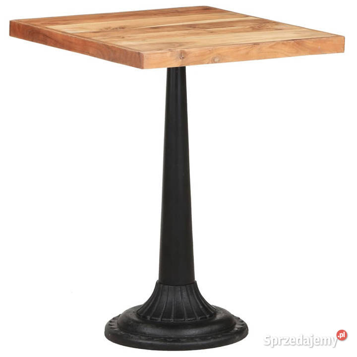Stolik bistro 60x60x76 lite drewno akacjowe Stoły