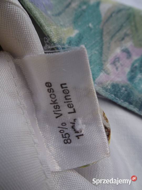 Kamizelka Pastelowa Wiskoza Len 42 44 małopolskie Nowy Sącz