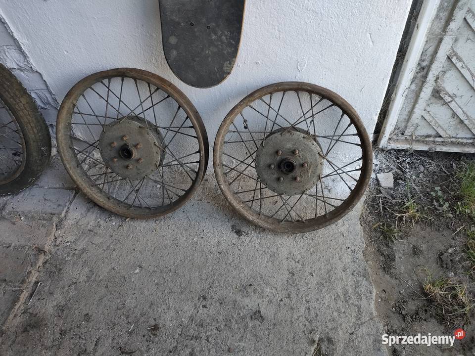 Sprzedam koła SHL wsk komar Motoryzacja Myślibórz