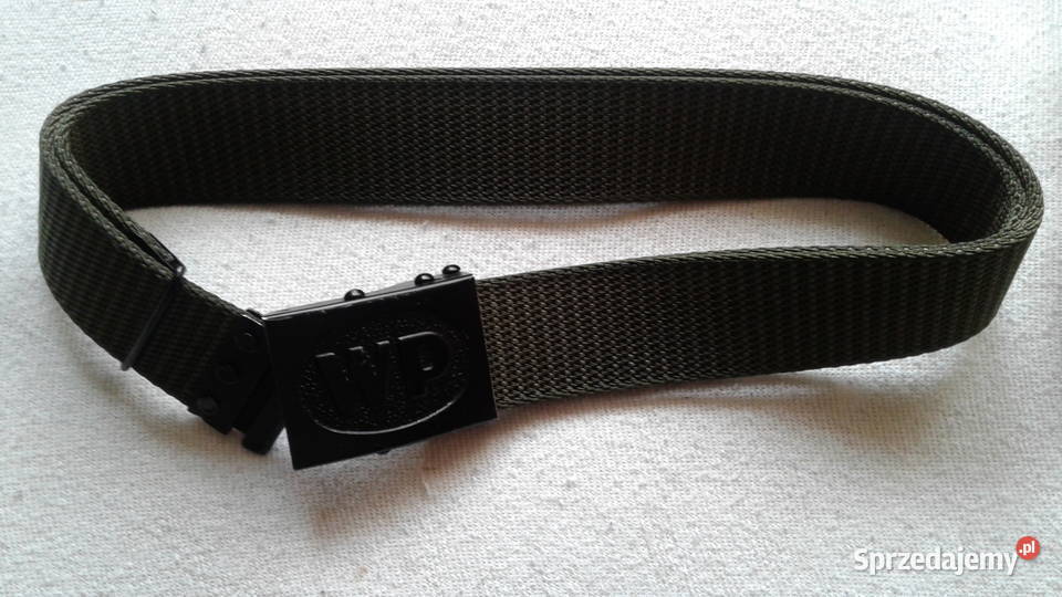 Pas wojskowy WP czarna klamra Tkanina  Warszawa sprzedam