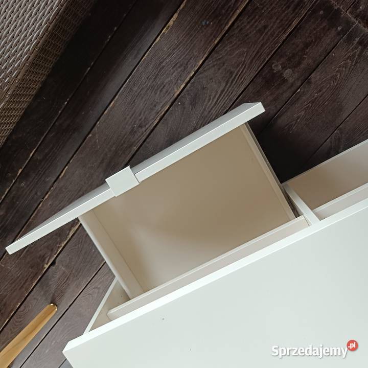 Szafka pod TV połysk biały 160x42x45 Byas Ikea sprzedam
