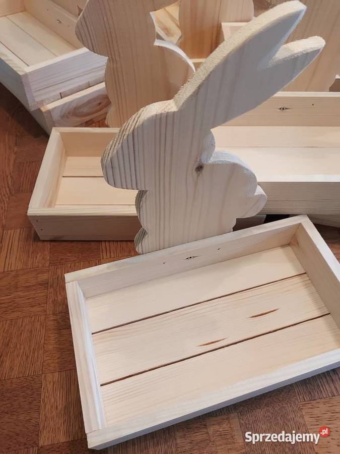 Skrzyneczka zajączek Wielkanoc Koło