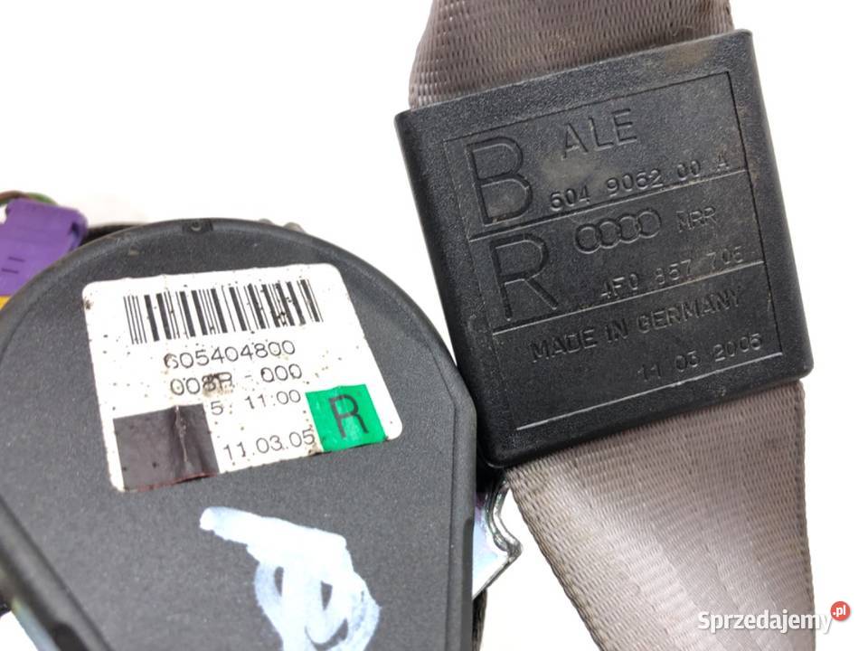 PAS BEZPIECZEŃSTWA PRAWY PRZÓD AUDI A6 C6 sprzedam