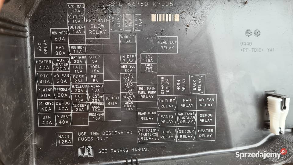 Mazda 6 GH Pokrywka skrzynka bezpieczników spod Legnica