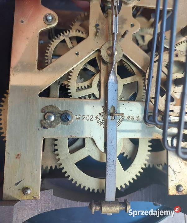 Stary zegar ścienny gabinetowy Junghans 1928r Tczew