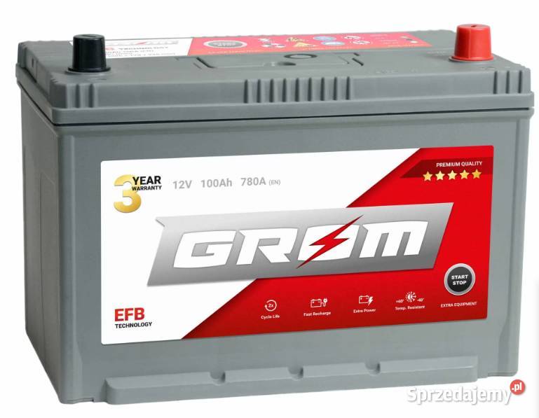 888x666x735 Akumulator GROM EFB STARTSTOP100Ah Akumulatory Opole