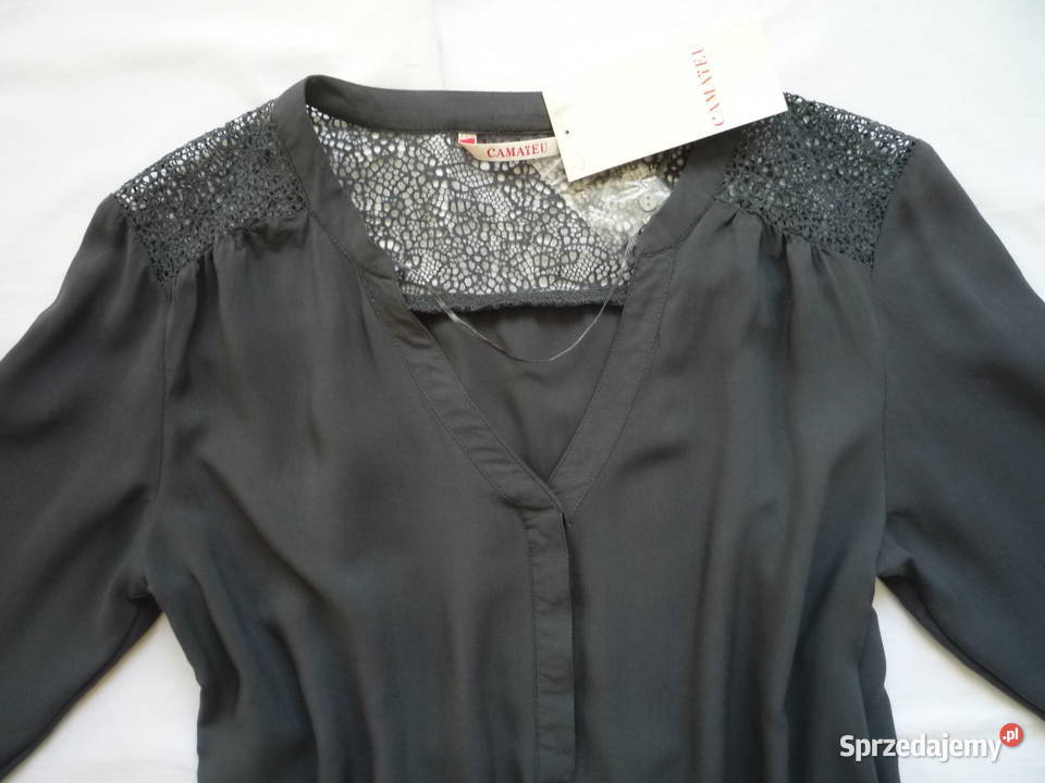 NOWA Camaieu 38M Szara Bluzka Elegancka Wiskoza długi zachodniopomorskie Szczecin sprzedam