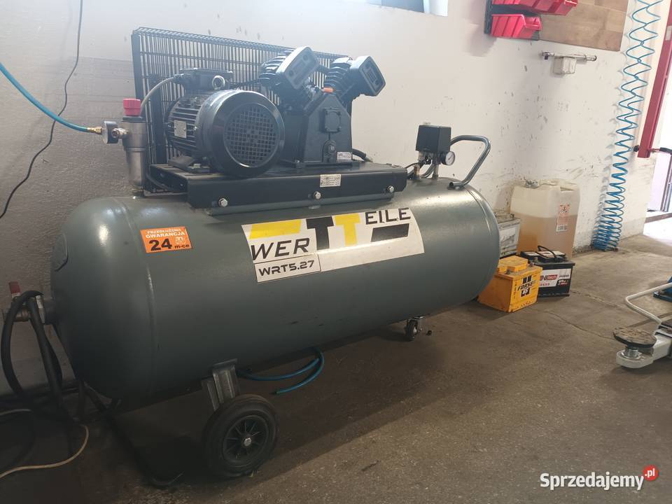 Sprzedam sprężarke 270L praktycznie nowa Sprzęt warsztatowy Suwałki