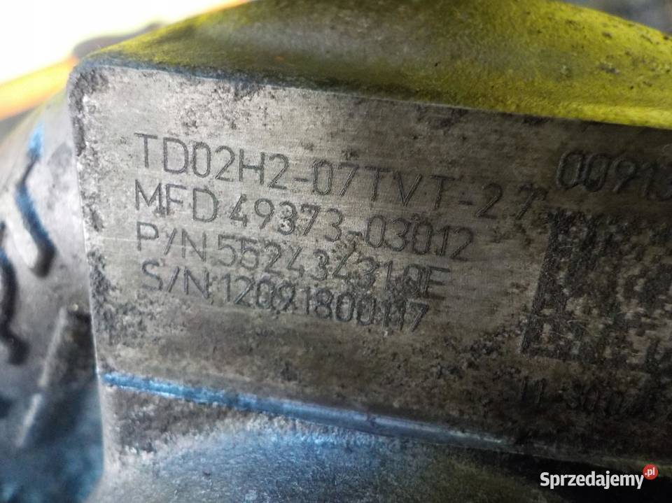 FIAT 500 MITO 09 TWINAIR TURBO 13r 86 turbina Suków