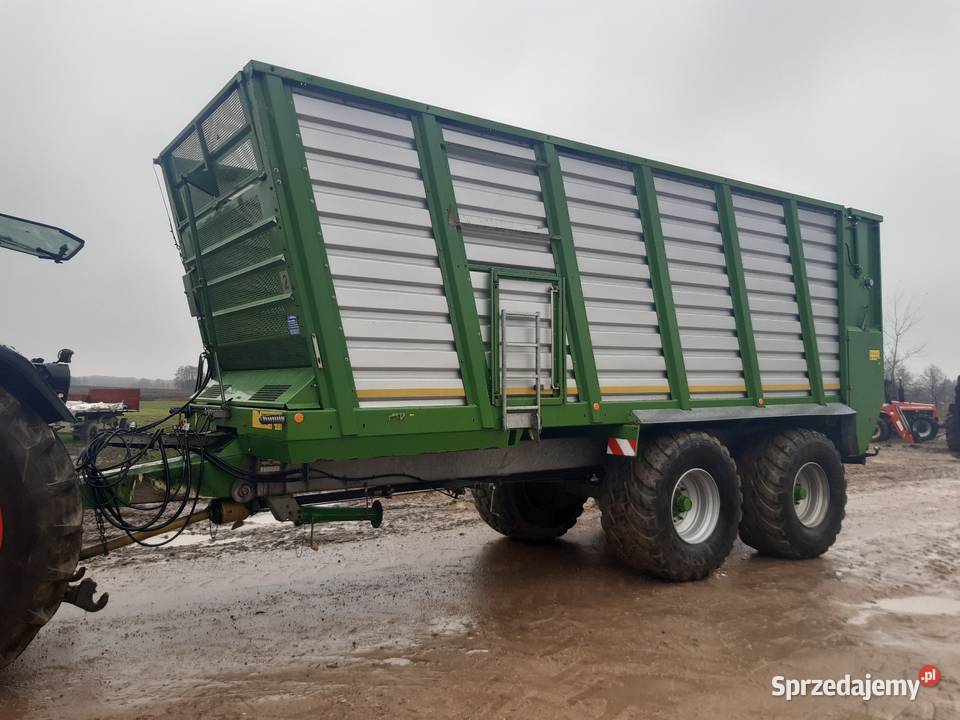 Przyczepa objetosciowa bergmann 40m3 podlaskie Augustów sprzedam
