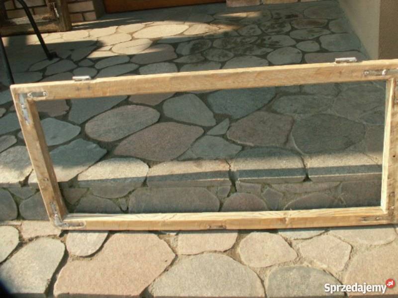 Rama okienna lustro aranżacja wnętrz 114x52 Ełk