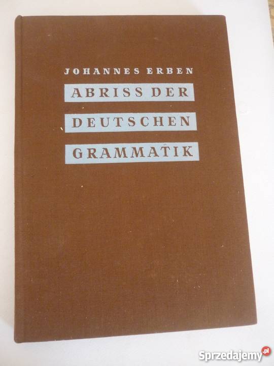 ABRISS DER DEUTSCHEN GRAMMATIK Książki do nauki języka obcego Elbląg