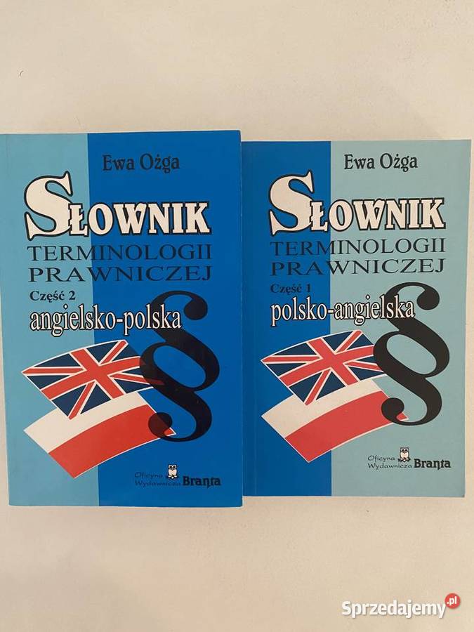 Słownik terminologii prawniczej polsko-angielski, angielsko-