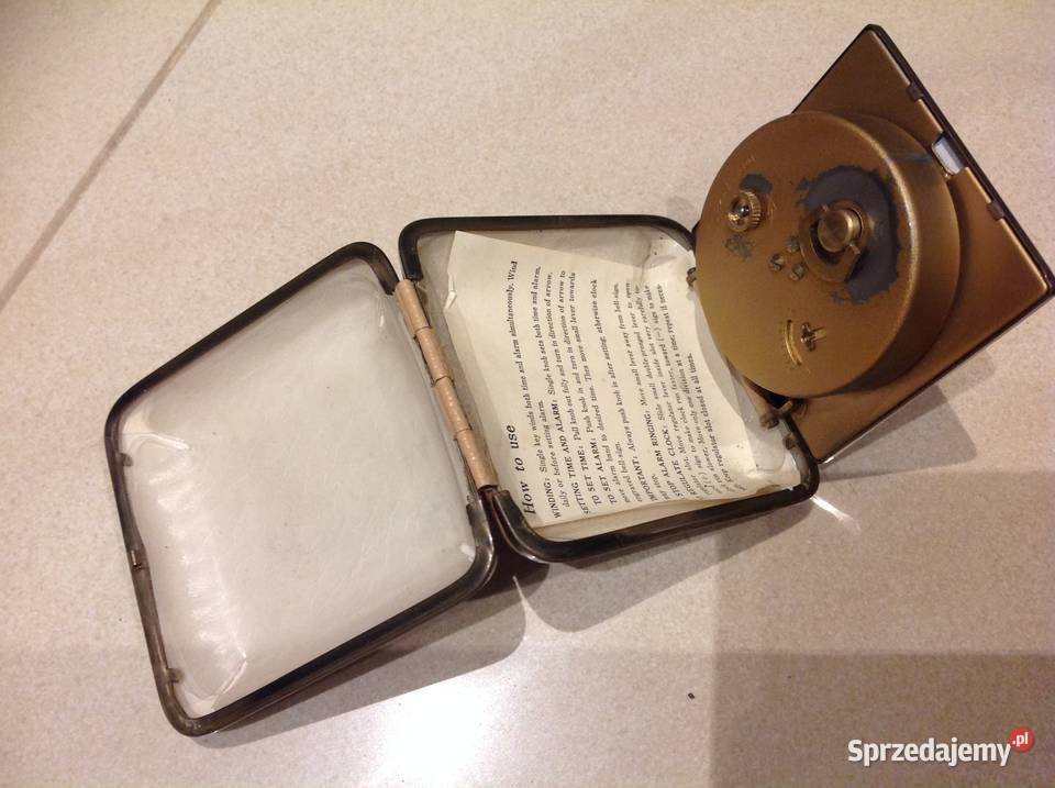 Stary Zegarek Budzik Turystyczny Zegary Nowa Sól sprzedam