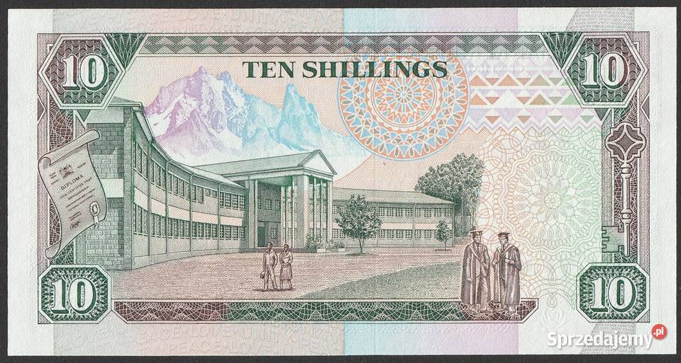 KENIA 10 SHILLING 1990 STAN BANKOWY UNC Numizmatyka Łódź