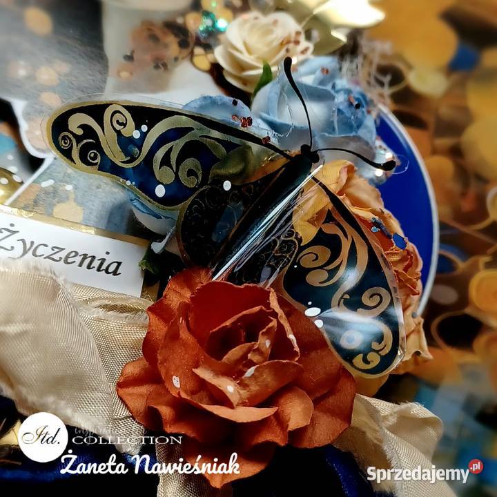 Kartka ręcznie robiona kobieta uniwersalna Mszana Dolna sprzedam