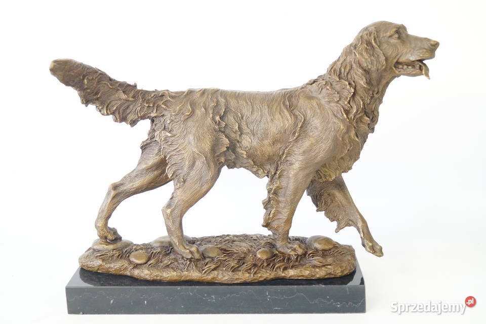 Golden Retriever Duża figura PSA pies figura z