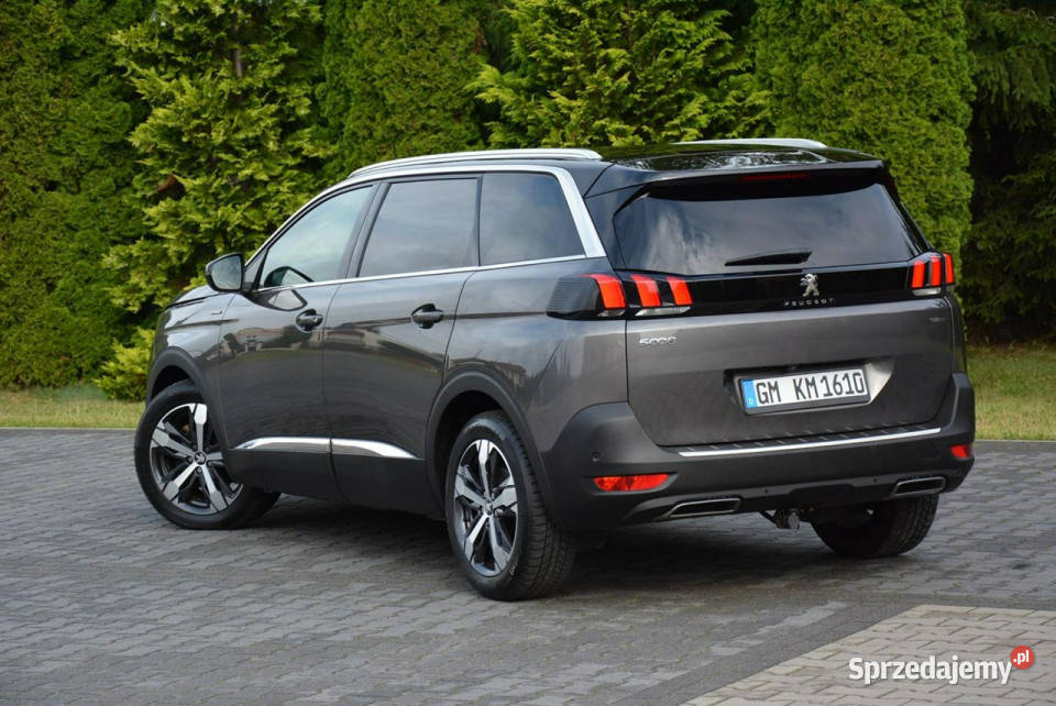 Peugeot 5008 GTLine Radar ACC Skóry 7foteli Navi 177KM 5008 mazowieckie Ostrów Mazowiecka