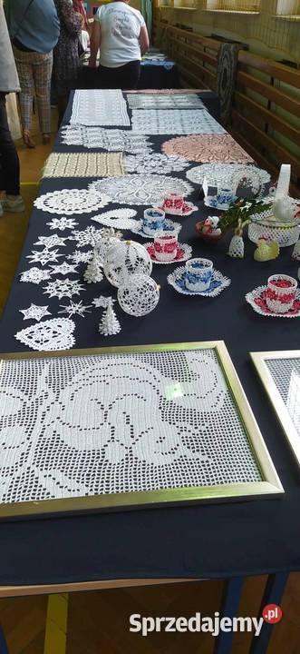 ozdoby szydełkowe gwiazdki aniołki