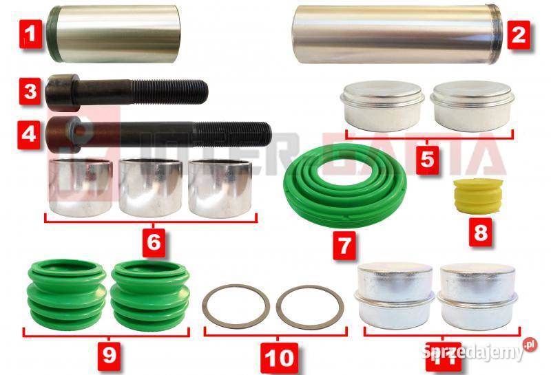 Zestaw Naprawczy Prowadnic WABCO PAN 191 221 Zestawy naprawcze Tyczyn