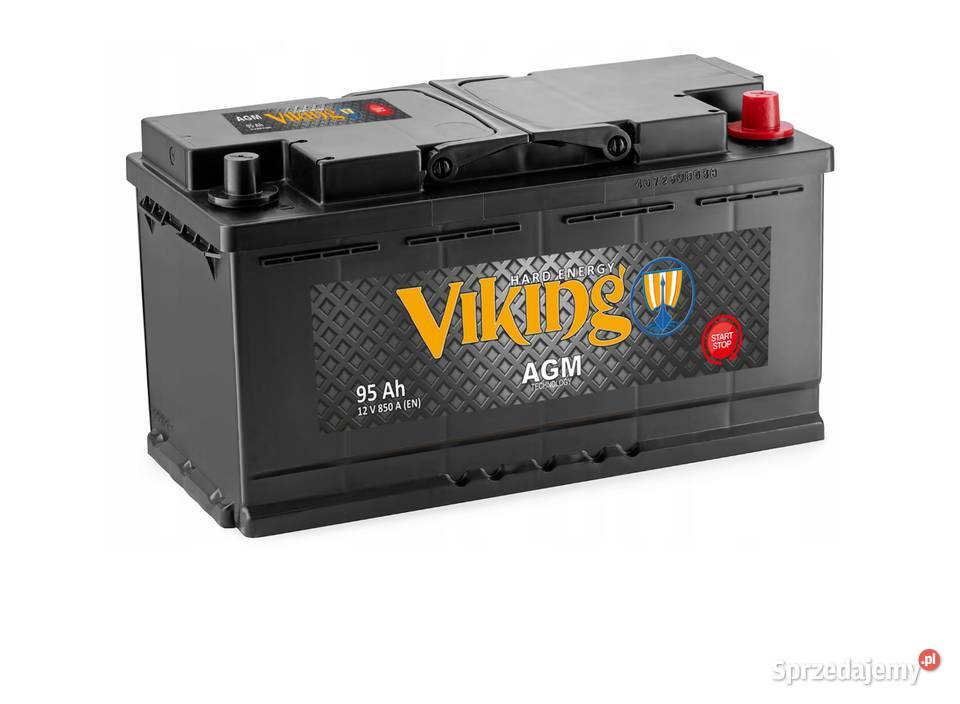 Akumulator Viking AGM 12V 95Ah 850A osobowe Akumulatory warmińsko-mazurskie Olsztyn