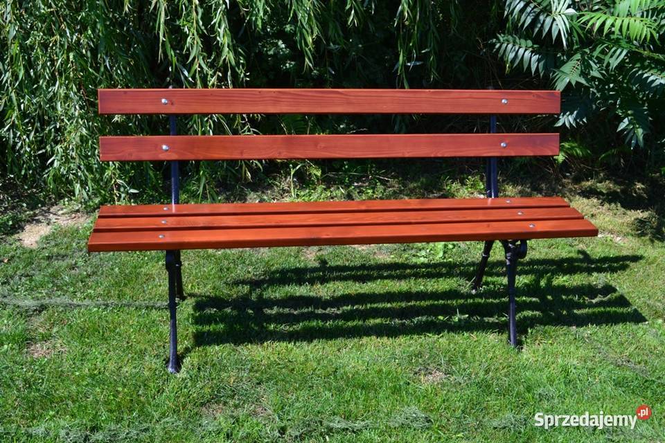 ławka parkowa ogrodowa miejska W009 gruba deska