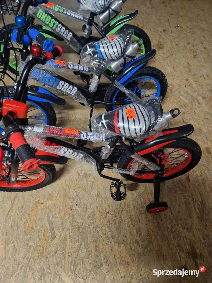 Rowerek 16 niebiesko zielony czerwony Okbstsrar Głogowa sprzedam