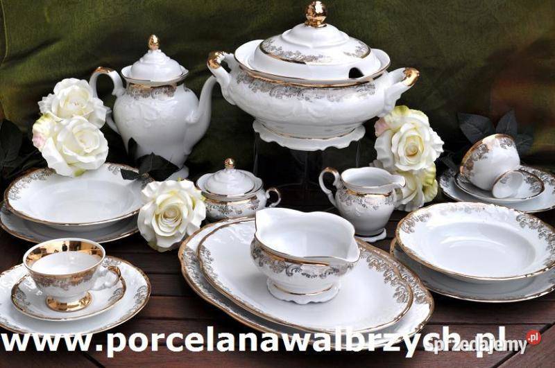 porcelana wałbrzych serwis obiadowy Fryderyka