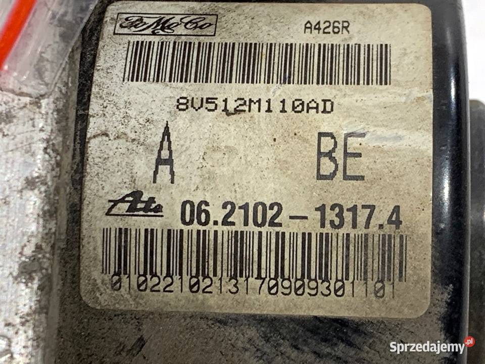 POMPA ABS FORD FIESTA MK7 8V512M110AD 12 60 podkarpackie