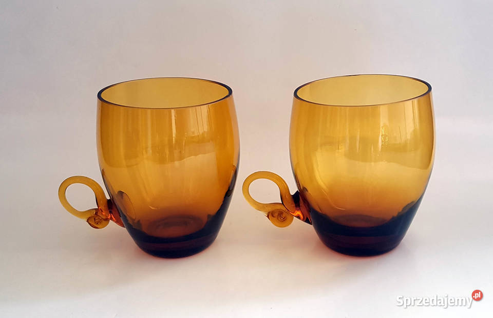 Szklanka z uchwytem kubek szkło uchwyt szklany Legnica