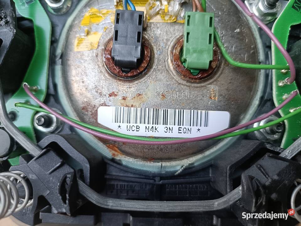 PODUSZKA KIEROWNICY AIR BAG E65 SZARA SIWA E66 Motoryzacja Drezdenko