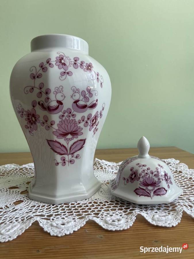 Okazała amfora Fine China Lichte Made in GDR Gostyń