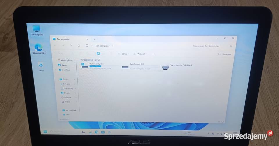 Laptop 156 Asus F555D 8 gb ram 500 gb Windows 11 1366 x 768 Środa Wielkopolska
