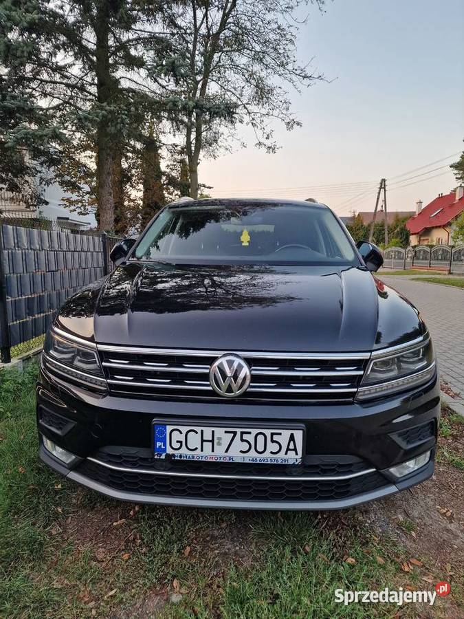 Tiguan 2017r 20 tdi 190 4x4 dsg highline zamiana automatyczna Tiguan pomorskie Chojnice