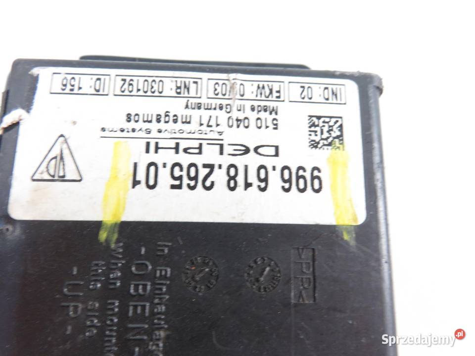 MODUŁ ALARMU PORSCHE BOXSTER I 99661826501