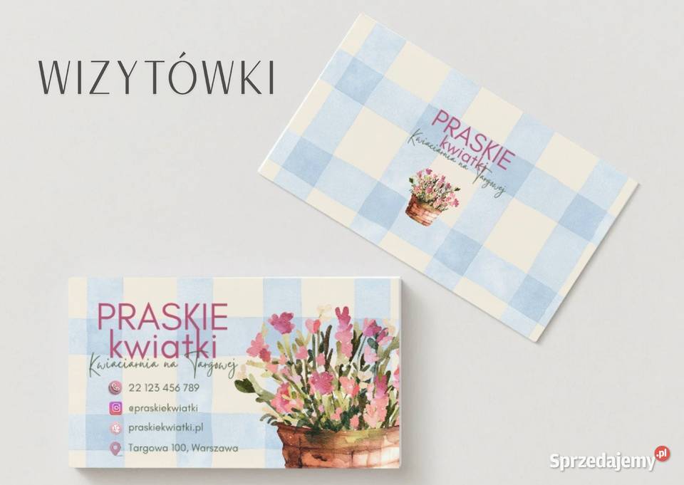 Usługi graficzne TANIO ulotki wizytówki mazowieckie Warszawa