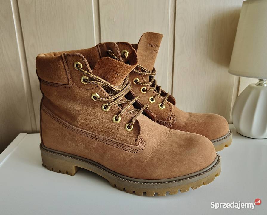Buty zimowe Highland Creek 39 skórzane brązowe zachodniopomorskie Szczecin