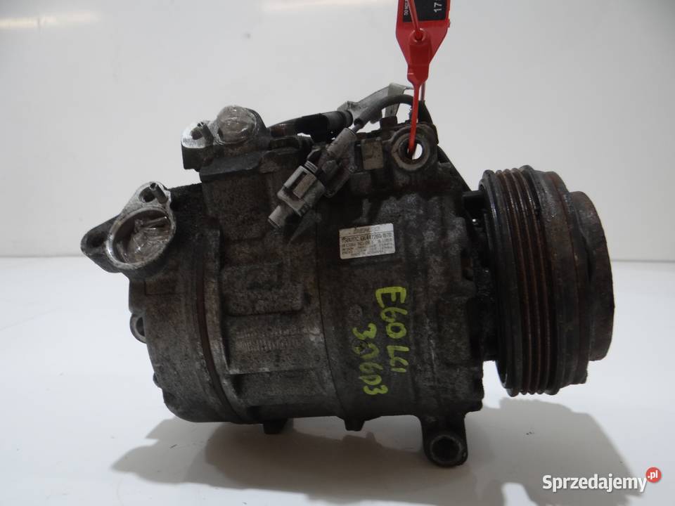 KOMPRESOR SPRĘŻARKA KLIMATYZACJI BMW E60 LIFT Strzyżewice