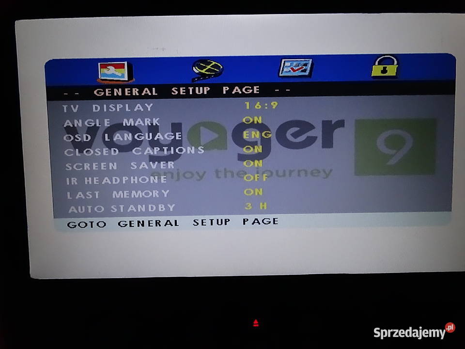 Przenośny odtwarzacz DVD samochodowy Voyager Biłgoraj