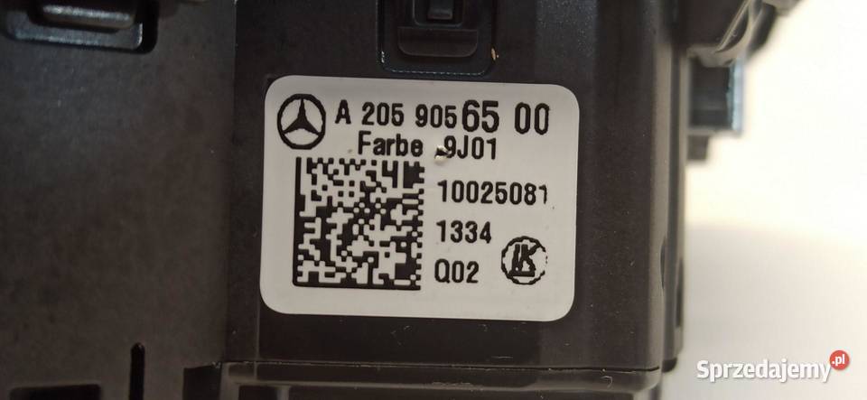 MERCEDES W205 PRZEŁĄCZNIK ŚWIATEŁ A2059056500 dolnośląskie